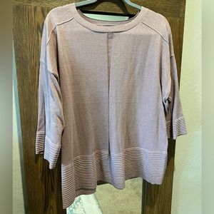 Gorgeous Pink NWOT Textured Sweater in 1X by Cyrus